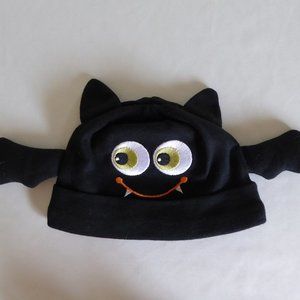 INFANT BABY HALLOWEEN BAT WITH WINGS CAP HAT (NEW)